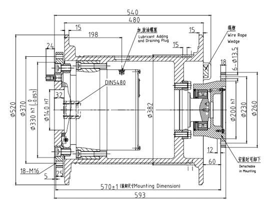 卷揚減速機(jī)JQL185